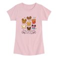 thumbnail image 1 of Disney - Just Here for the Snacks Toddler Girls' Toddler Short Sleeve Graphic T-Shirt, 1 of 3
