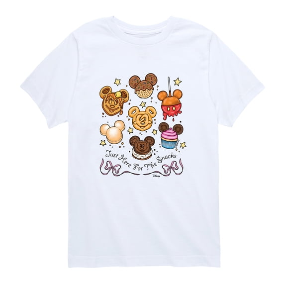 Disney - Just Here for the Snacks Toddler Short Sleeve Graphic T-Shirt