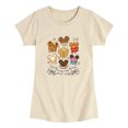 thumbnail image 1 of Disney - Just Here for the Snacks Toddler Girls' Toddler Short Sleeve Graphic T-Shirt, 1 of 3