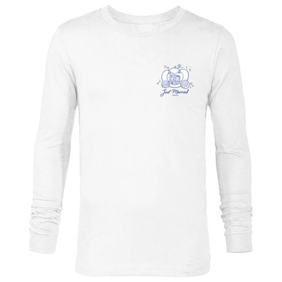Disney Just Married Cinderella Prince Charming Honeymoon - Long Sleeve T-Shirt for Men - Customized-White