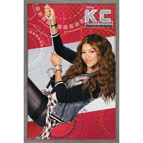 Disney K.C. Undercover Wall Poster, 14.725" x 22.375", Framed