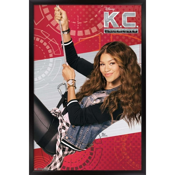 Disney K.C. Undercover Wall Poster, 14.725" x 22.375", Framed