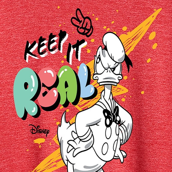 Disney - Keep It Real - Women's Short Sleeve Graphic T-Shirt