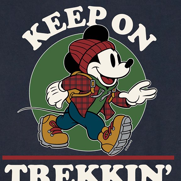 Disney - Keep On Trekkin - Men's Crew Fleece Sweatshirt
