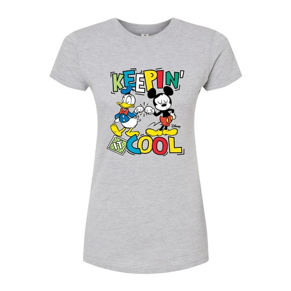 Disney - Keepin It Cool - Juniors Fitted Graphic T-Shirt