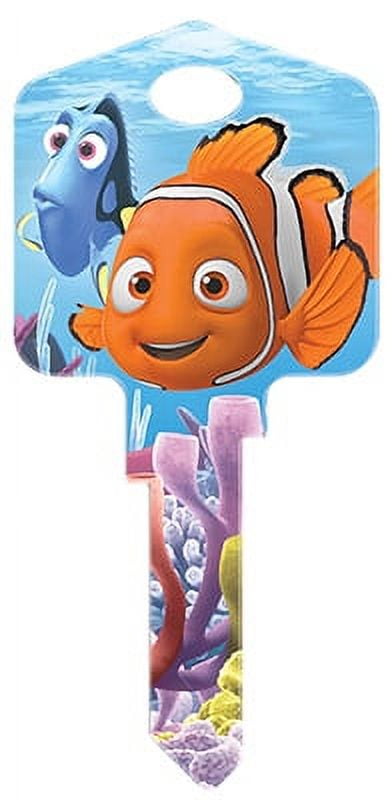 Disney Key KW1 Finding Nemo Painted Key Blank Fits Kwikset & Titan Bra ...