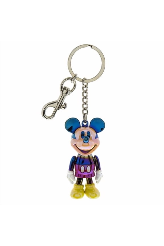 Keychain - Colorful Iridescent Jointed Mickey