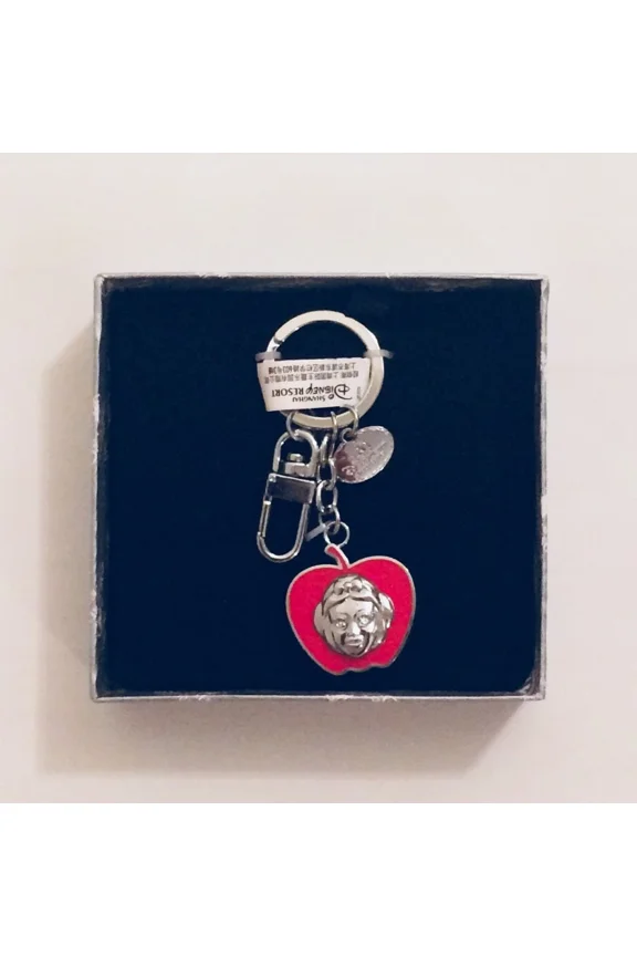 Keychain  Snow White Red Apple