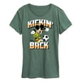 thumbnail image 1 of Disney - Kickin Back - Women's Short Sleeve Graphic T-Shirt, 1 of 6