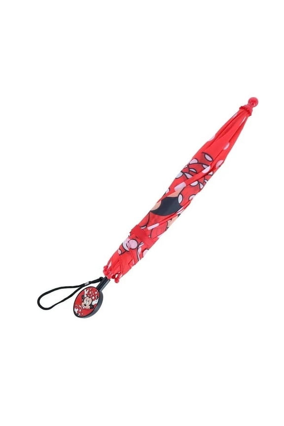 Kid's Minnie Mouse Stick Umbrella with Clamshell Handle 21"