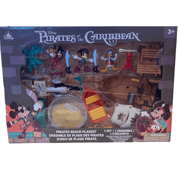 Disney Kids Beach Playset Box, 7 Piece, 8 oz