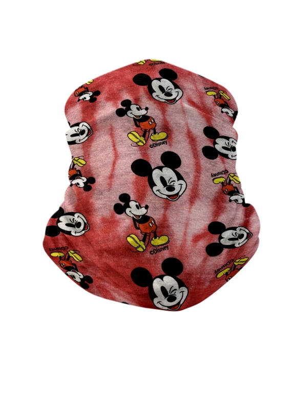 Kids Boys Mickey Mouse 5-Pack Neck Gaiter Face Wrap Party Favor Set