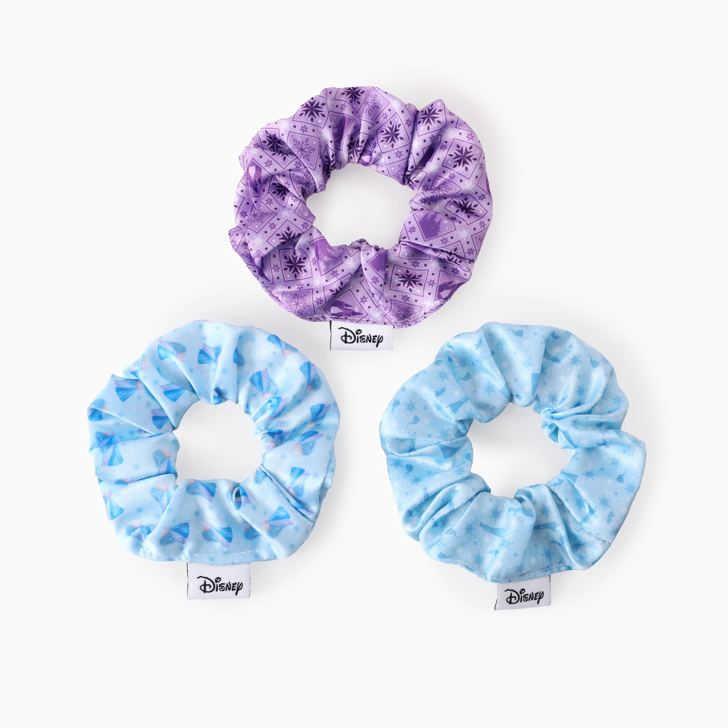 Disney Frozen Girls Scrunchies 3 Pack Hair Ties Back to School Gift