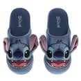 thumbnail image 1 of Disney Kids Lilo And Stitch Slippers for Girls, Stitch Plush Warm Soft Aline Comfy Lightweight House Shoes, Blue, Size: 9, 10, 1 of 6