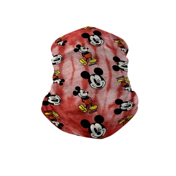 Disney Kids Mickey Mouse All-Over Print Neck Gaiter Wrap Lightweight