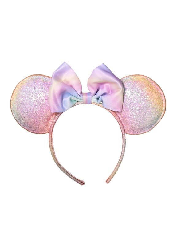 Kids Minnie Mouse Glitter Ears Headband