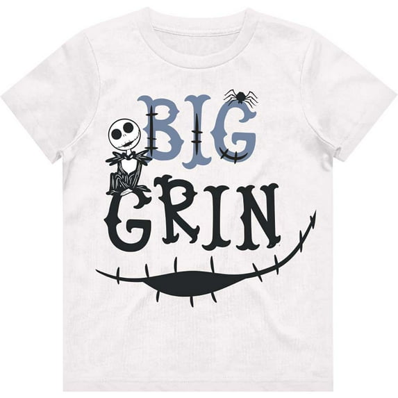 Disney Kids T-Shirt: The Nightmare Before Christmas Big Grin (11-12 Years)