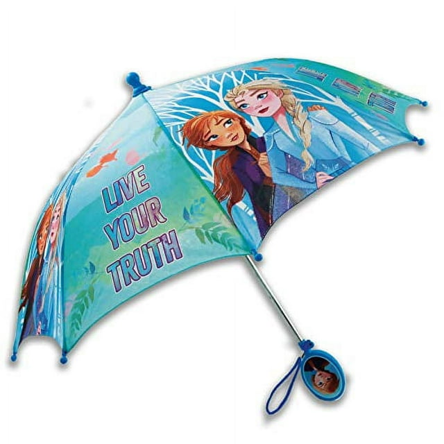Disney Kids Umbrella, Frozen Toddler and Little Girl Rain Wear for Ages 3-7