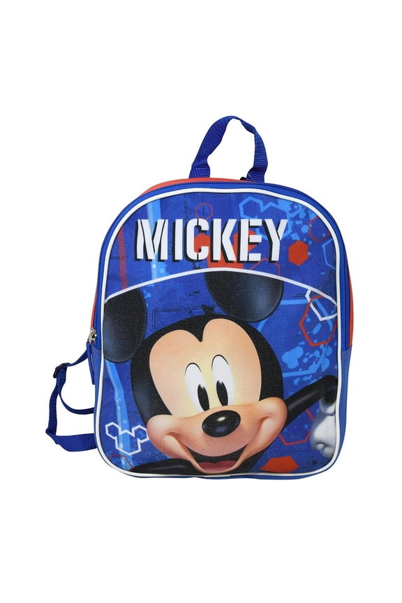 Kids mini blue Mickey Mouse school Backpack 11"