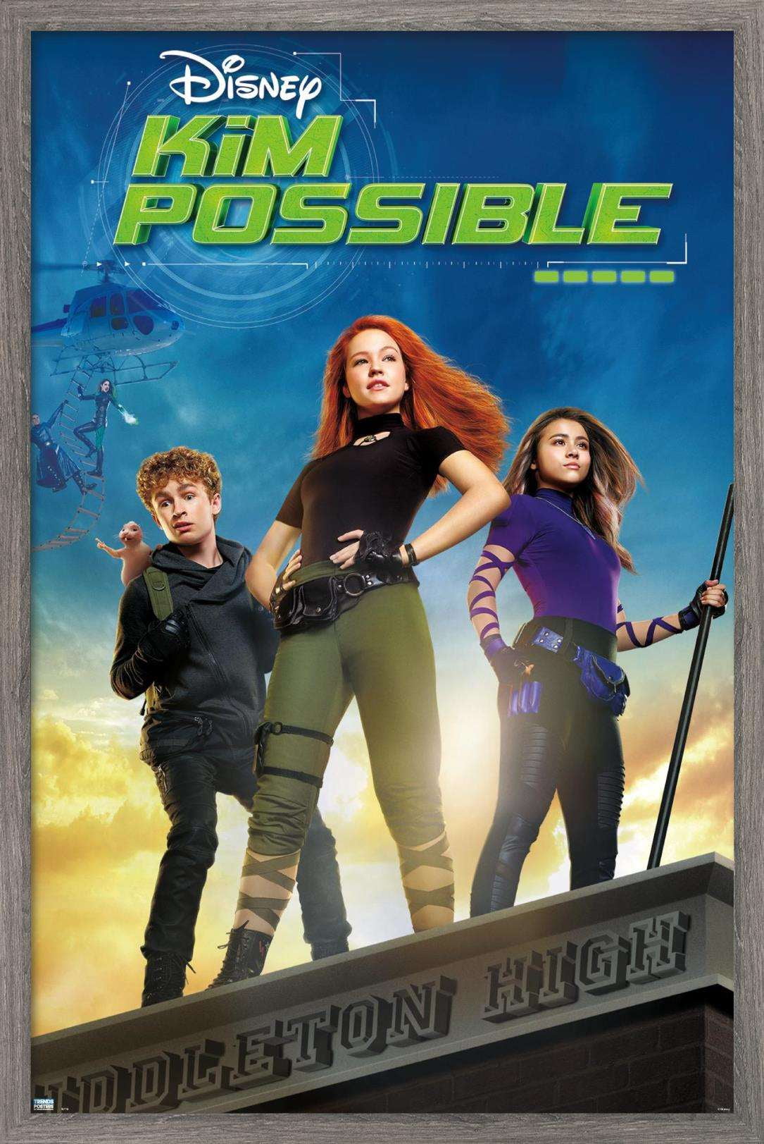 Disney Kim Possible - Key Art Wall Poster, 14.725\, image size:1085x1623