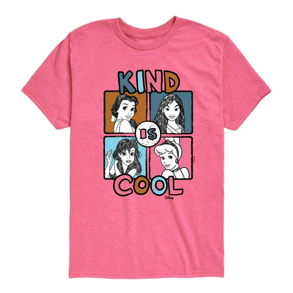 Disney - Kind Is Cool Grid - Toddler & Youth Short Sleeve Graphic T-Shirt