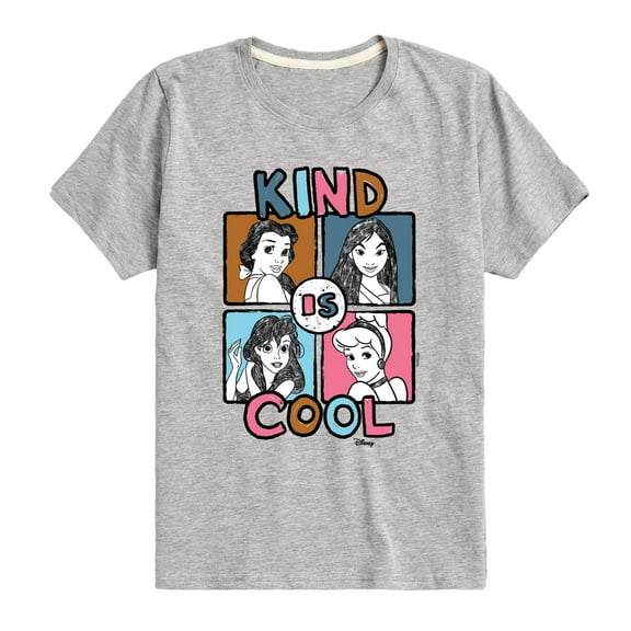 Disney - Kind Is Cool Grid - Toddler & Youth Short Sleeve Graphic T-Shirt