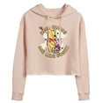 thumbnail image 1 of Disney - Kind Words Are Like Honey - Juniors Cropped Pullover Hoodie, 1 of 4