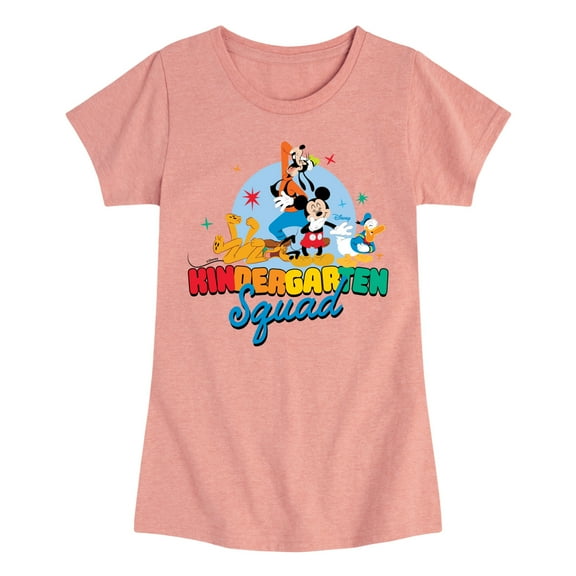 Disney - Kindergarten Squad - Girls Toddler And Toddler And Youth Fitted Short Sleeve Graphic T-Shirt