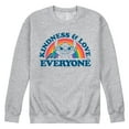 thumbnail image 1 of Disney - Kindness And Love - Men's Crew Neck Fleece Pullover, 1 of 4