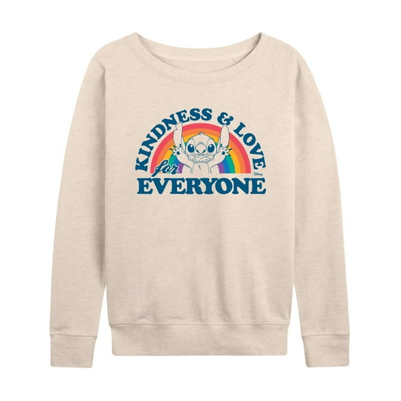 Disney - Kindness And Love - Women's Lightweight French Terry Long Sleeve Shirt
