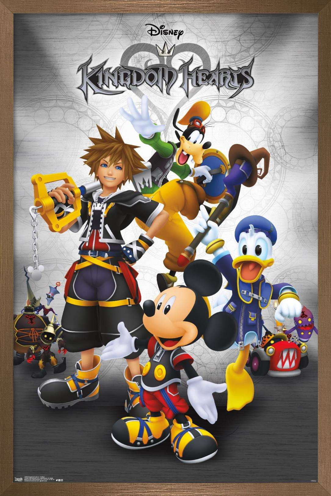 Disney Kingdom Hearts 2 - Collage Wall Poster with Push Pins, 22.375 x 34  