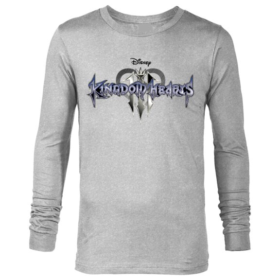 Disney Kingdom Hearts III Logo - Long Sleeve T-Shirt for Men - Customized-Athletic Heather