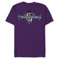 thumbnail image 1 of Disney Kingdom Hearts III Logo - Short Sleeve Blended T-Shirt for Adults - Customized-Purple, 1 of 5
