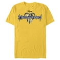 thumbnail image 1 of Disney Kingdom Hearts III Logo - Short Sleeve Blended T-Shirt for Adults - Customized-Yellow, 1 of 5