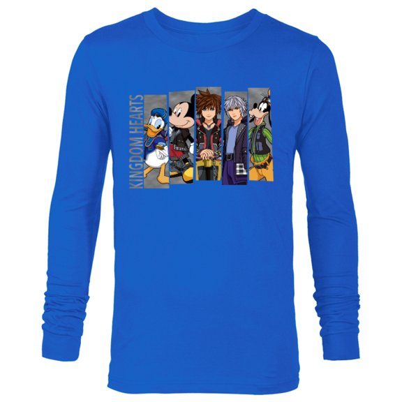 Disney Kingdom Hearts III Mickey Mouse Characters - Long Sleeve T-Shirt for Men -Customized-Royal