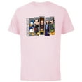 thumbnail image 1 of Disney Kingdom Hearts III Mickey Mouse Characters - Short Sleeve Cotton T-Shirt for Adults -Customized-Soft Pink, 1 of 5