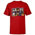 thumbnail image 1 of Disney Kingdom Hearts III Mickey Mouse Characters - Short Sleeve T-Shirt for Kids -Customized-Red, 1 of 5