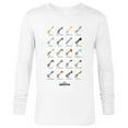 thumbnail image 1 of Disney Kingdom Hearts Keyblades with Names - Long Sleeve T-Shirt for Men -Customized-White, 1 of 5