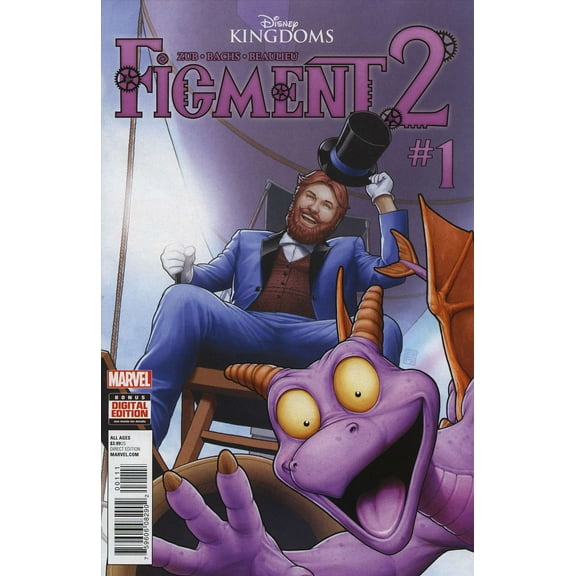 Disney Kingdoms: Figment 2 #1 VF ; Marvel Comic Book
