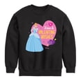 thumbnail image 1 of Disney - Kisses And Valentine Wishes - Toddler And Youth Crewneck Fleece Sweatshirt, 1 of 5