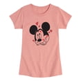 thumbnail image 1 of Disney - Kissy Face Toddler Short Sleeve Graphic T-Shirt, 1 of 3