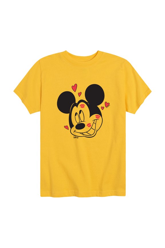 - Kissy Face Toddler Short Sleeve Graphic T-Shirt