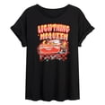 thumbnail image 1 of Disney - LMQ Graffiti - Women's Oversized Graphic T-Shirt, 1 of 4
