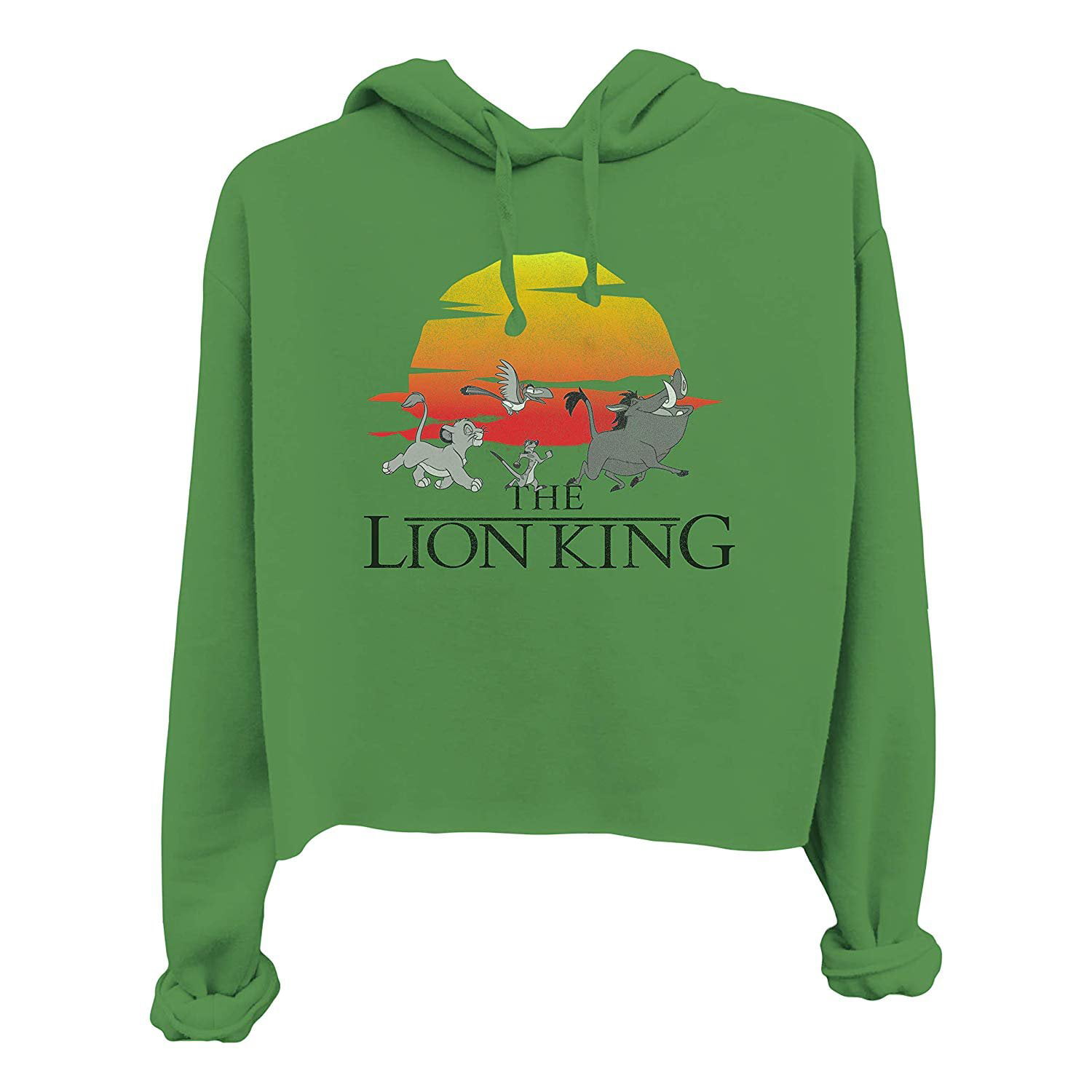 Ladies Disney Classic Ladies Sweatshirt Crop Hoody King - Fashion Hakuna Lion Lion King Clothing Matata