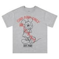 thumbnail image 1 of Disney Women's Mickey Mouse Shirt, Printed Embroidered Classic Cartoon T-Shirt Grey – M, 1 of 6