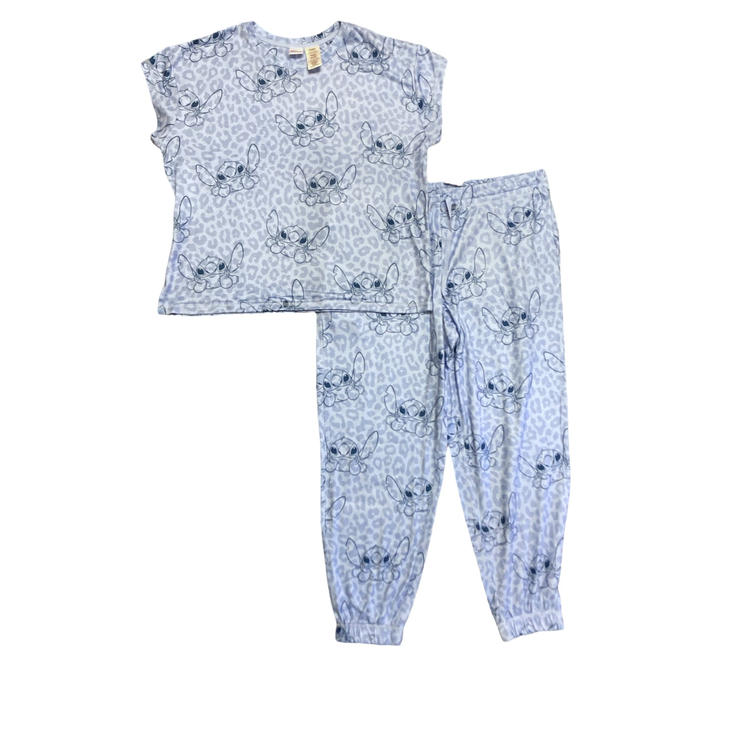 2-Piece Regular Fit Game Print Knit Pajama Set