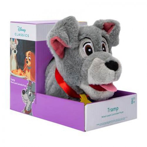 Lady and the Tramp ぬいぐるみセット Disney Lady & The Tramp Tramp Wire Leash Controlled Plush