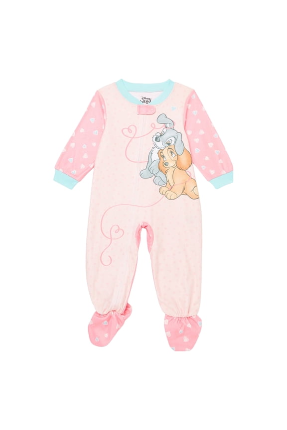 Lady & Tramp Baby & Toddler Girls Blanket Sleeper, Sizes 12M-5T