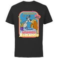 thumbnail image 1 of Disney Lady and The Tramp Deliciously Romantic - Short Sleeve Cotton T-Shirt for Adults - Customized-Black, 1 of 5