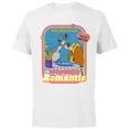 thumbnail image 1 of Disney Lady and The Tramp Deliciously Romantic - Short Sleeve Cotton T-Shirt for Adults - Customized-White, 1 of 5